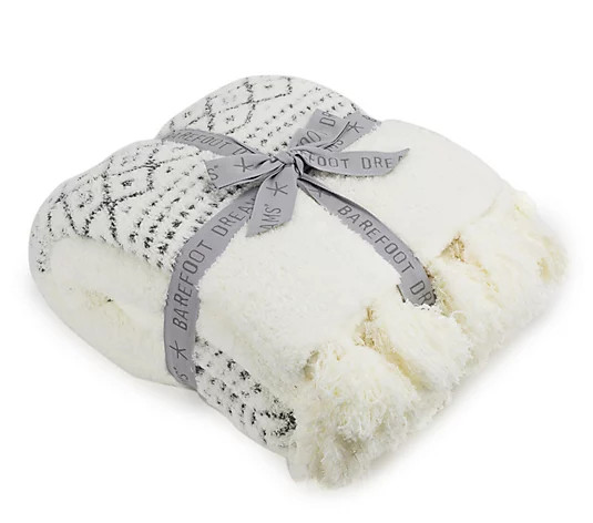 Barefoot Dreams CozyChic Luxe Casa Throw | QVC