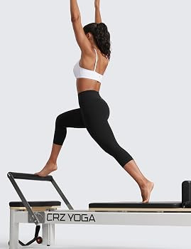 CRZ YOGA Butterlift Capris 21"     Buttery Soft, Moderate Compression, Yoga, Pilates, High Waiste... | Amazon (US)