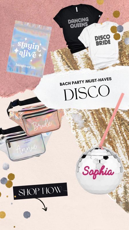 Bachelorette party must haves disco theme