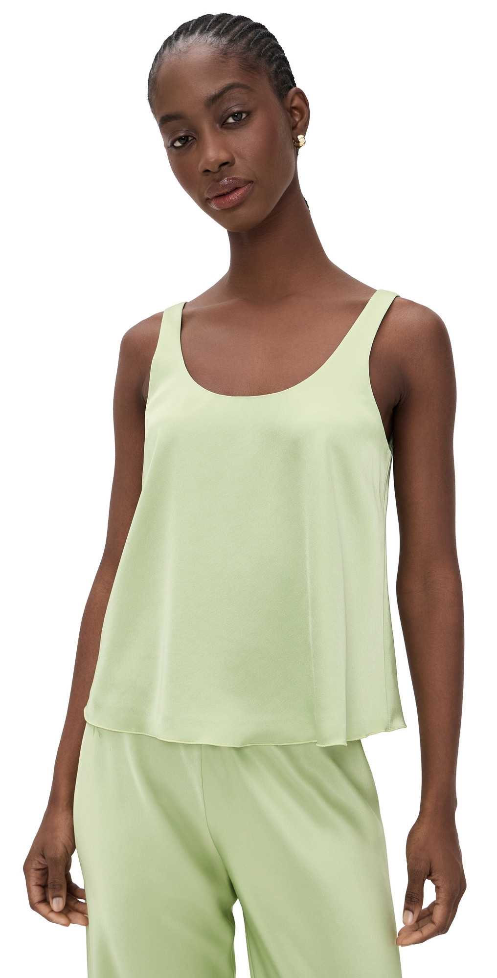 La Ligne Scoop Neck Tank Celadon L | Shopbop