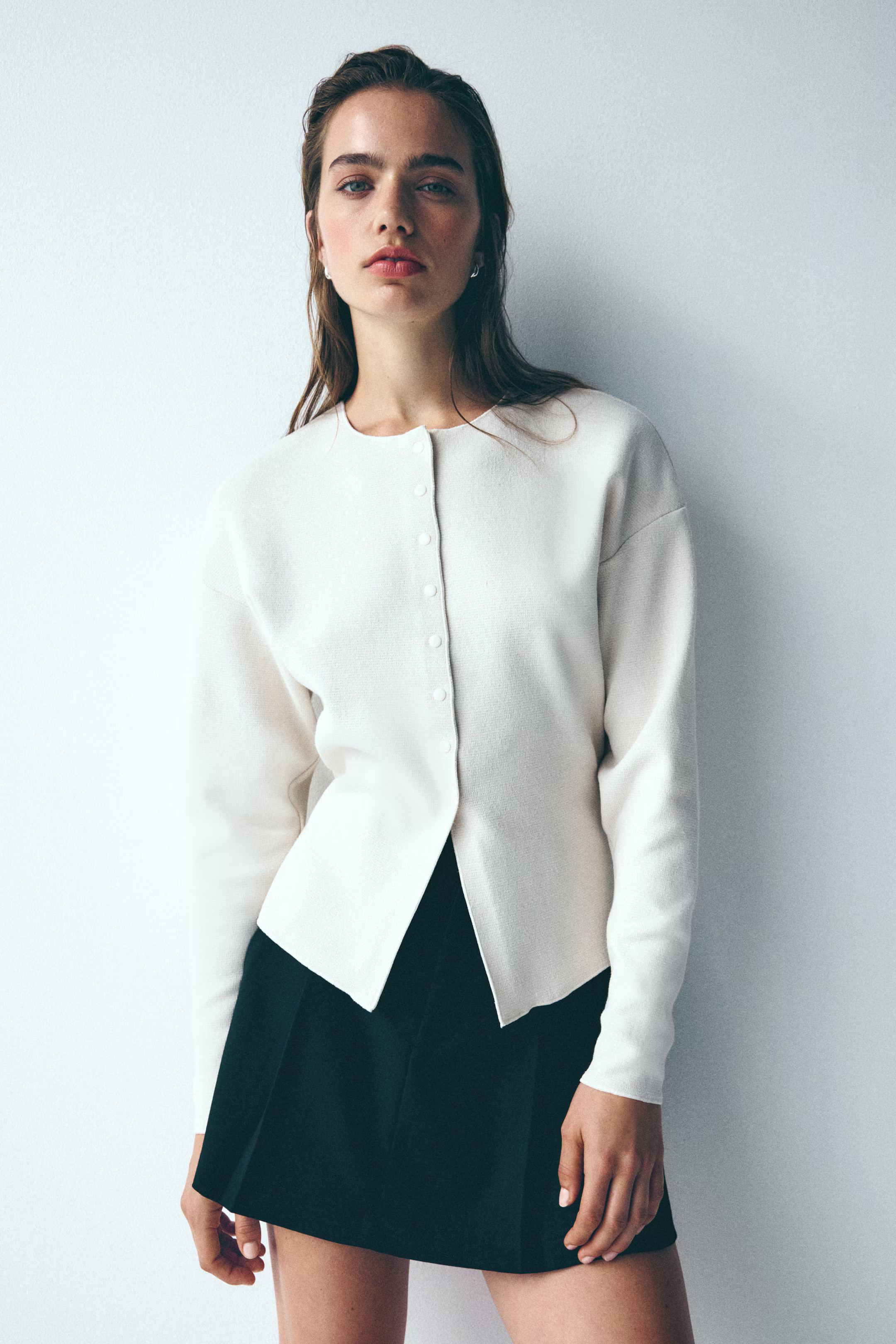 Textured-knit cardigan | H&M (UK, MY, IN, SG, PH, TW, HK)