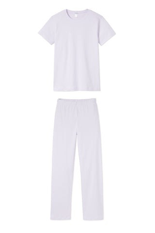 Pima Short-Long Weekend Set in Wisteria | LAKE Pajamas