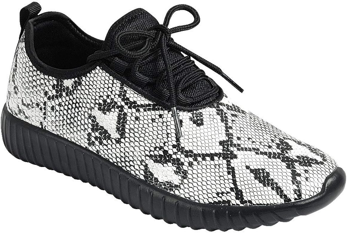 Women's Remy-18 Glitter Lace-Up Low Top Fashion Sneaker | Amazon (US)