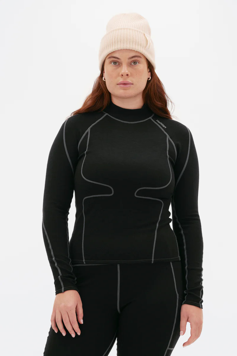 Fay Midweight Merino Top | Halfdays