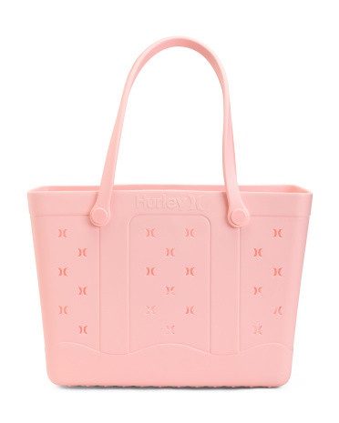 Eva Waterproof Tote Bag, Leather | TJ Maxx