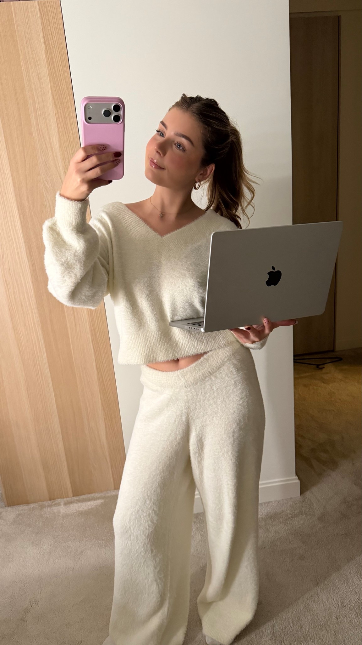 Fluffy loungewear set ✨🤍
