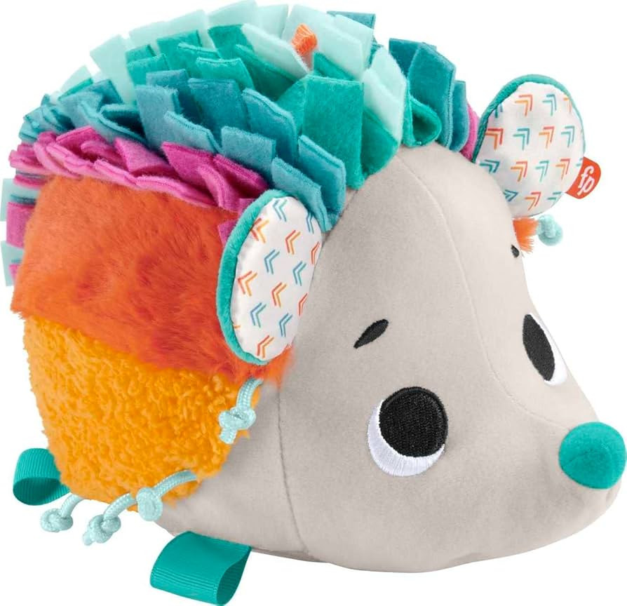 Fisher-Price Newborn Plush Toy Cuddle n' Snuggle Hedgehog with Sounds & Sensory Details for Babie... | Amazon (US)