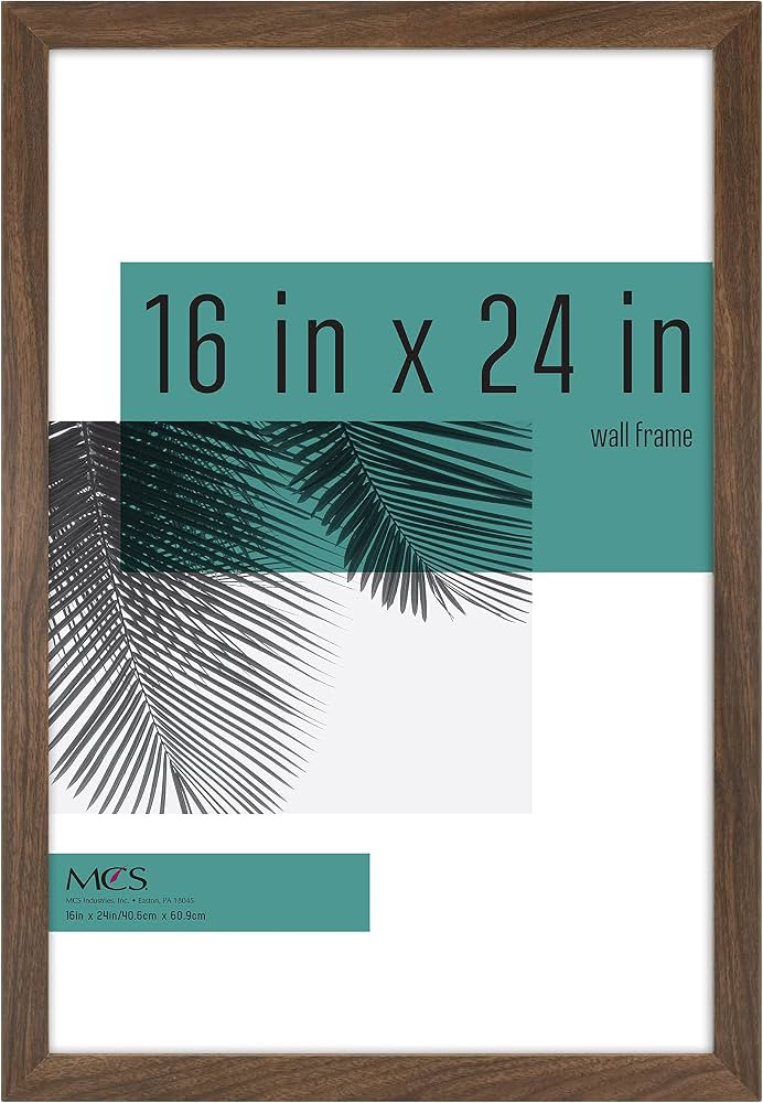 MCS Studio Gallery Frame, Walnut Woodgrain, 16 x 24 in, Single | Amazon (US)