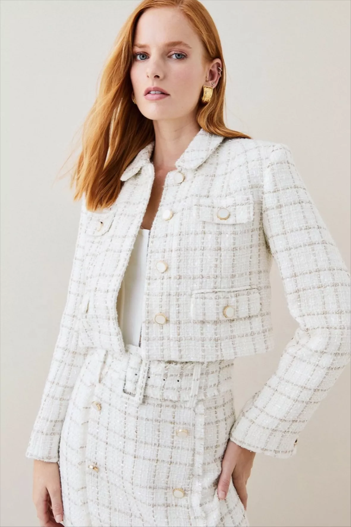 Pocket tweed jacket curated on LTK