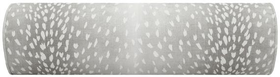 The Little Bolster : Antelope Linen Print // Grey | animal print | bolster pillow | bed decor | l... | Etsy (US)