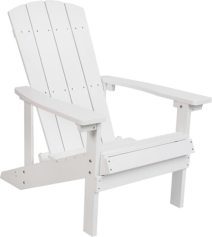 Flash Furniture Charlestown Commercial Grade Indoor/Outdoor Adirondack Chair, Weather Resistant D... | Amazon (US)