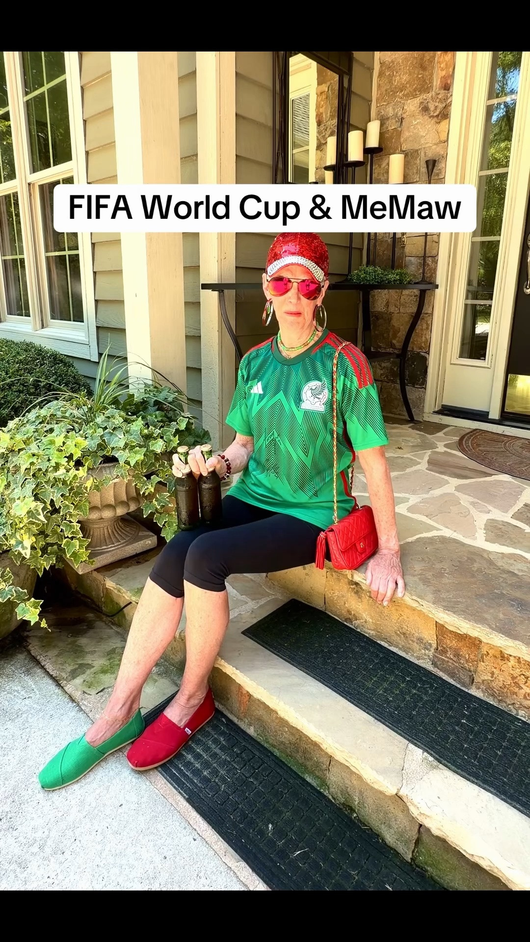 IFA World Cup! Memaw loves soccer! And has her own autographed personal team shirt! Are you at the stadium or a watch party - Please share in the comments below 👍🏻#fyp #trending #fifa #soccer #sport

#LTKOver40 #LTKActive #LTKmomlife