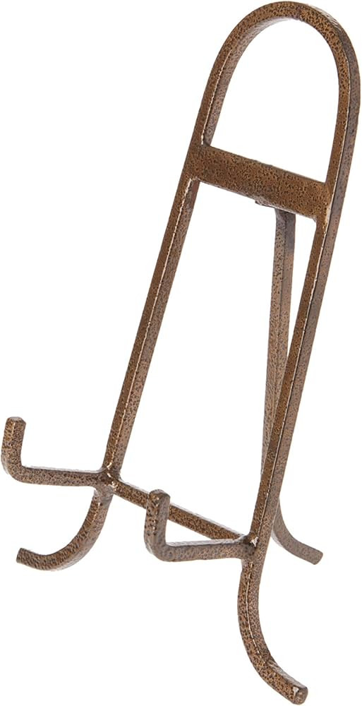 Bard's Antique Gold-toned Wrought Iron Easel, 9.25" H x 6.25" W x 5" D | Amazon (US)