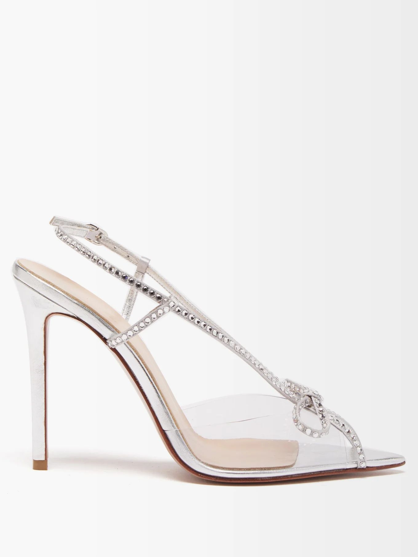 Kay crystal and PVC sandals | Andrea Wazen | Matches (US)
