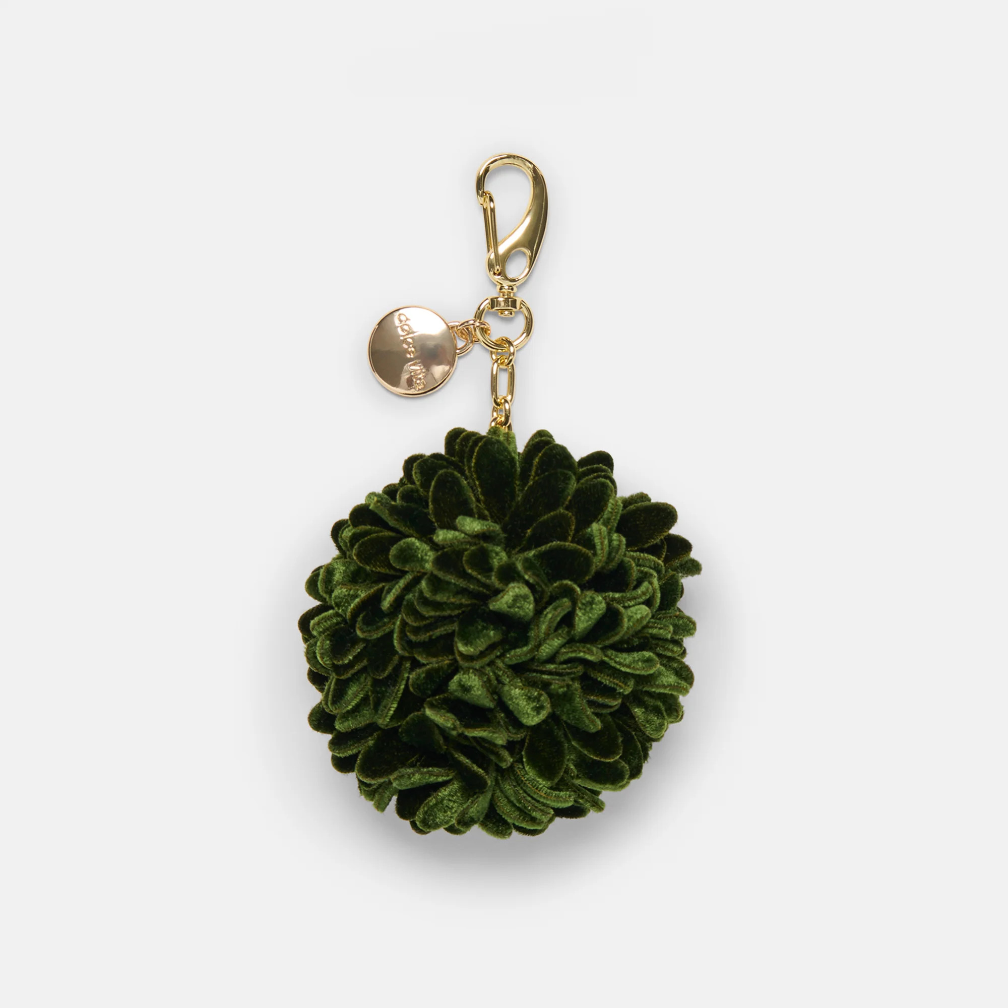 Pom Pom Bag Charm Dk Green | DolceVita.com