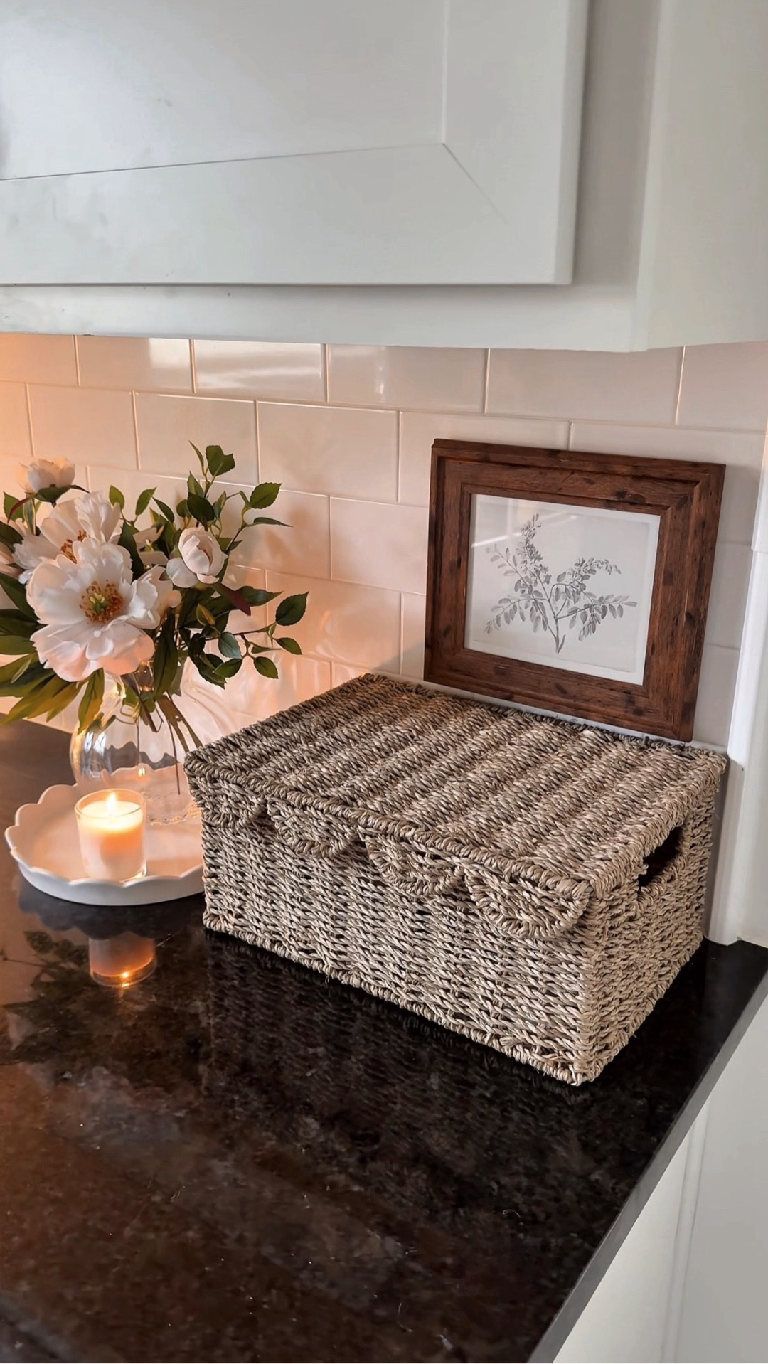 Add charm to your kitchen backsplash with this quick and easy DIY! ✨ Simply glue child safety outlet covers to the back of a lightweight mini painting for an instant upgrade. 

#LTKHome