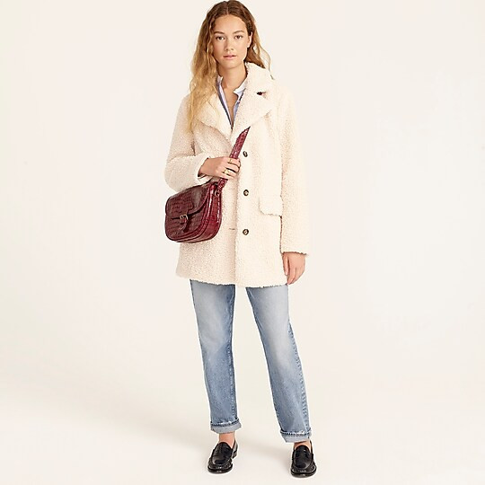 Teddy sherpa jacket | J. Crew US