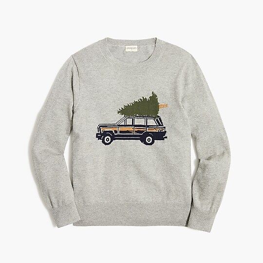 Boys' truck and tree crewneck sweater | J.Crew Factory