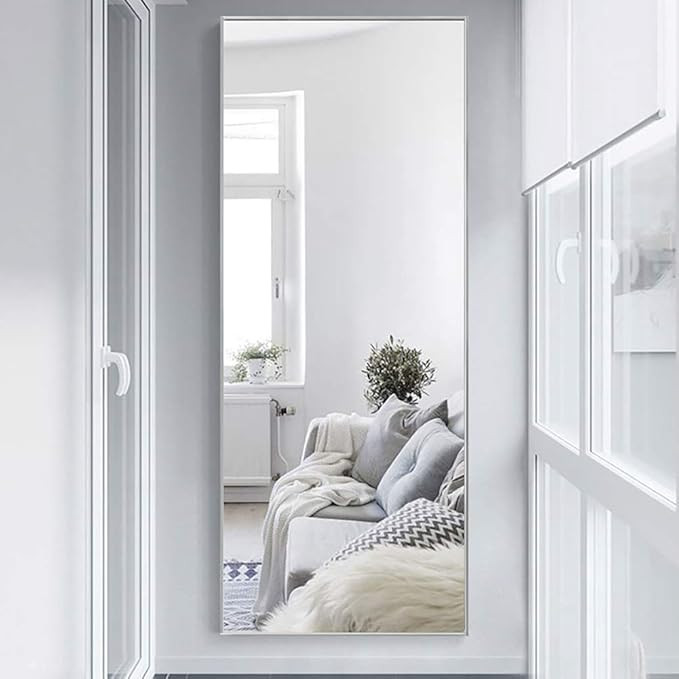NeuType Full Length Mirror Standing Hanging or Leaning Against Wall, Large Rectangle Bedroom Mirr... | Amazon (US)