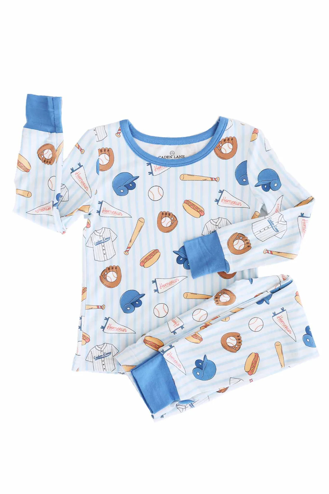 Ballpark Bros Two Piece Pajama Set | Caden Lane