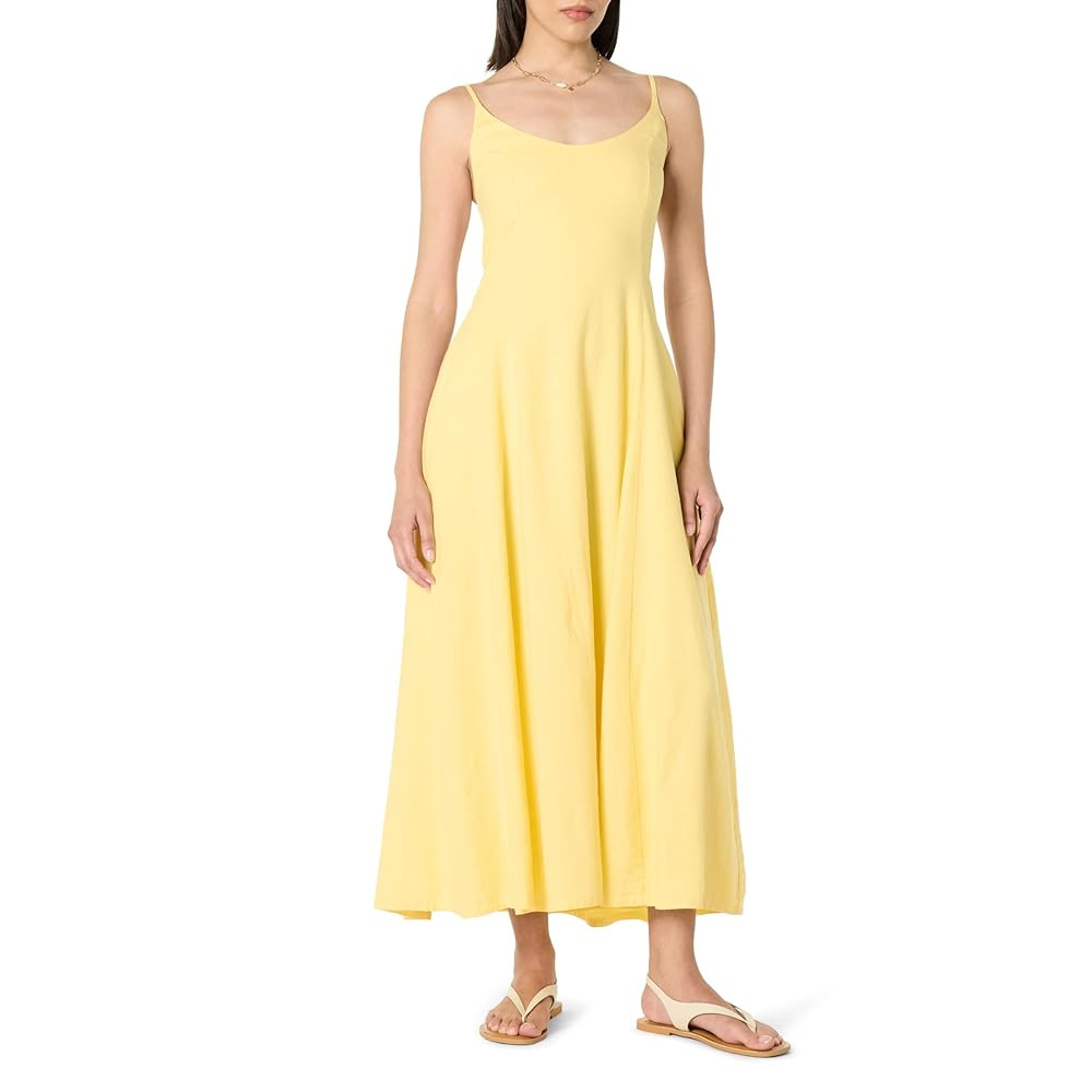 The Drop Women's Luna Scoop Neck Linen Maxi Dress | Amazon (US)