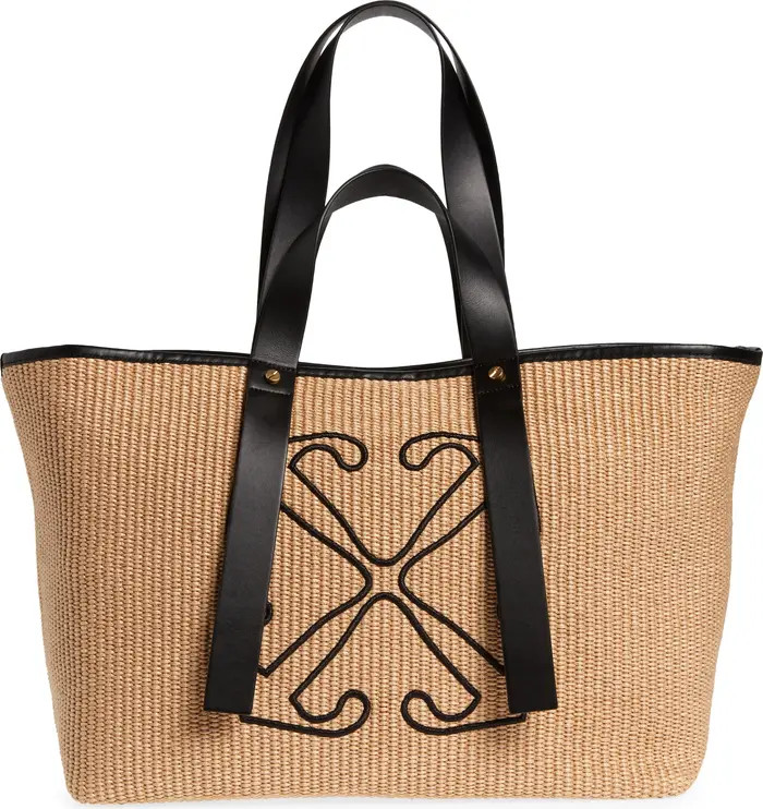 Medium Day Off Raffia Tote | Nordstrom