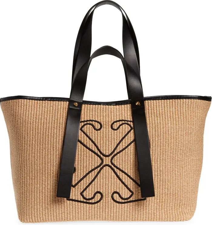 Medium Day Off Raffia Tote | Nordstrom