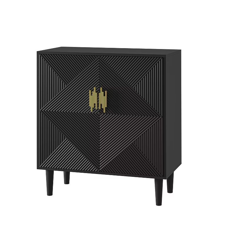 Battista 36'' Tall 2 - Door Adjustable 4 Shelves  Accent Storage Cabinet| KARAT HOME | Target