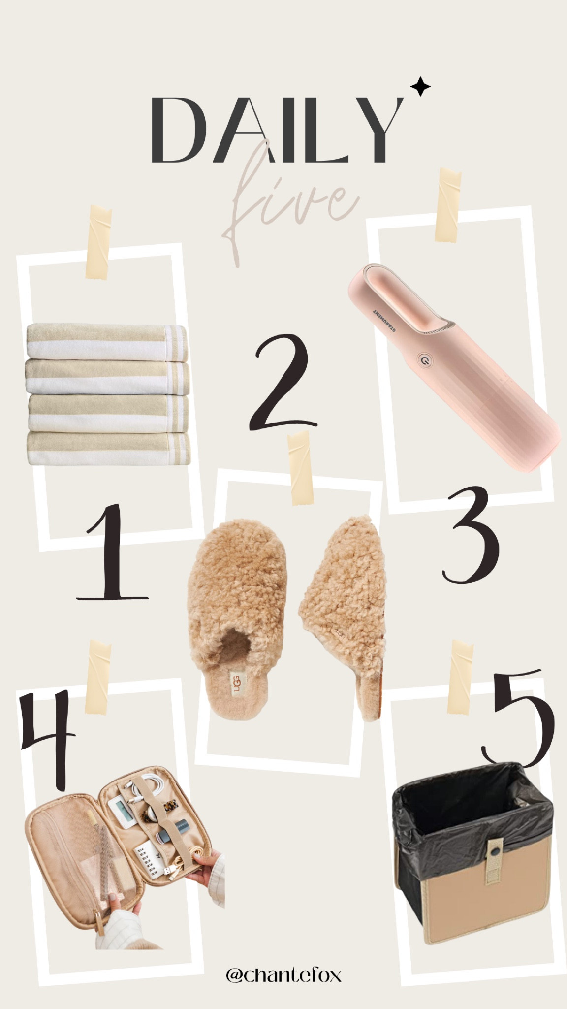 My 5 favorite daily products. 


#bestbeautyproducts #trending #skincare #makeuptutorial #cosmetics #makeuplover #instabeauty #crueltyfree #skincareroutine #antiaging #makeuplife #beautytips #skincaretips #skincareproducts #beautyproducts #beautyinfluencer #skincarejunkie #rejuvenation #antiagingskincare #antiwrinkle #naturalproduct #neutralproducts #favoriteproducts #favoriteitems #favoritegifts #giftguide #gifts #giftideas #favoritethings #neutralfashion #springfashion

#LTKFind #LTKU #LTKGiftGuide