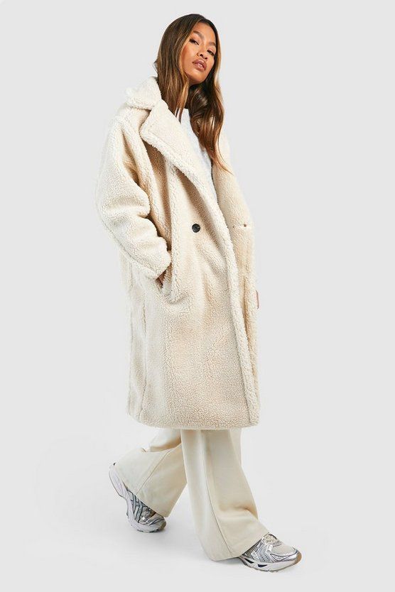 Oversized Teddy Faux Fur Coat | Boohoo.com (UK & IE)