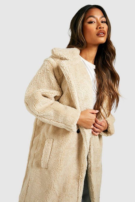 Oversized Teddy Faux Fur Coat | Boohoo.com (UK & IE)