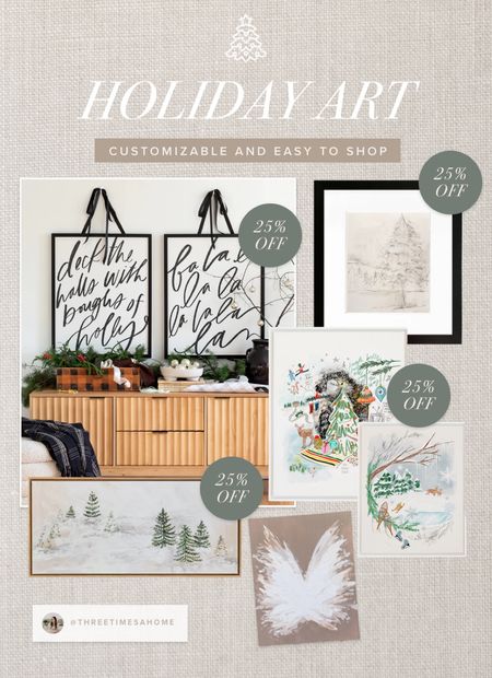 Holiday and winter art that you can customize to your liking! Order prints, framed or canvas style. Now 25% off!! 

#LTKHoliday #LTKCyberWeek #LTKhome