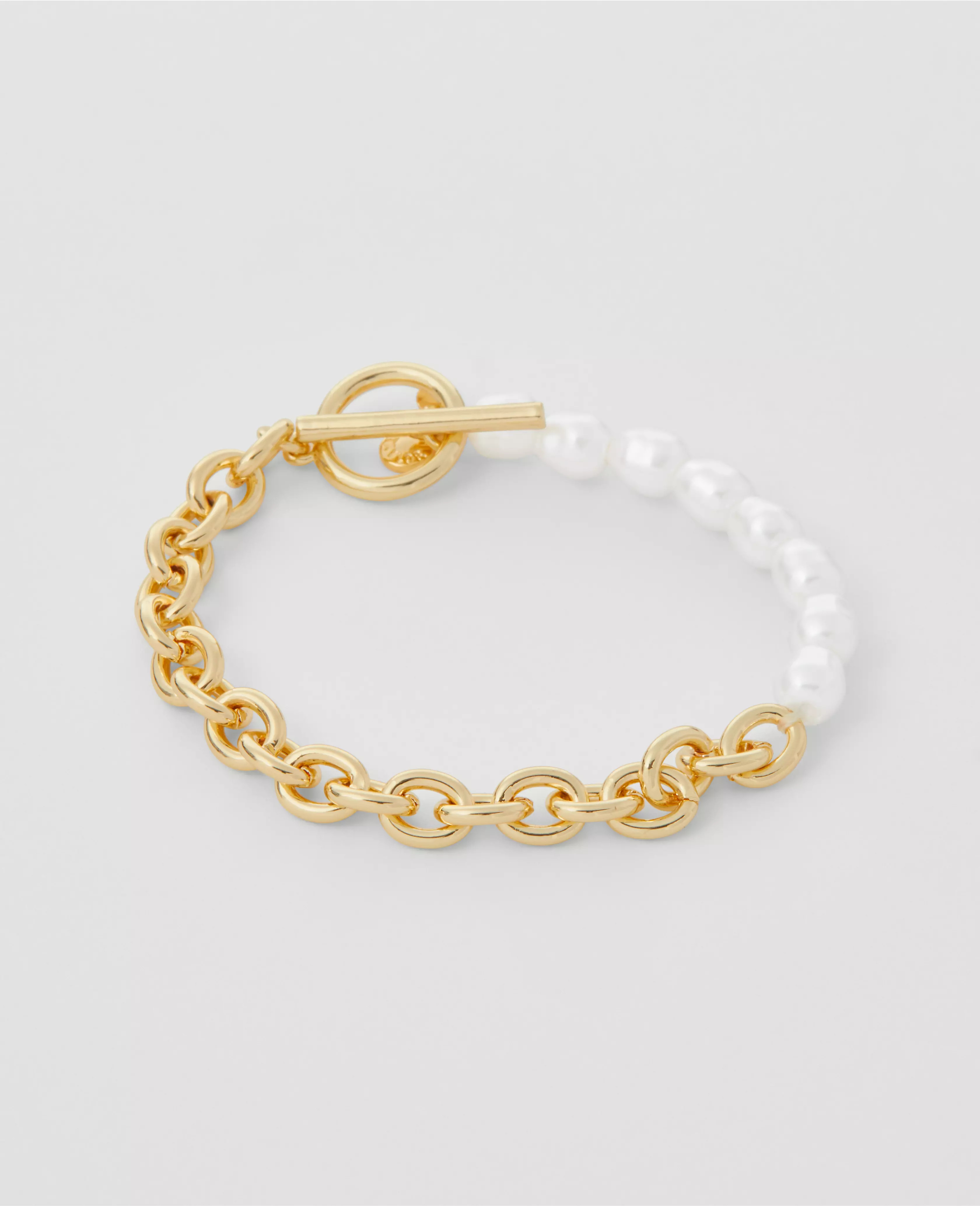 Pearlized Metal Bracelet | Ann Taylor