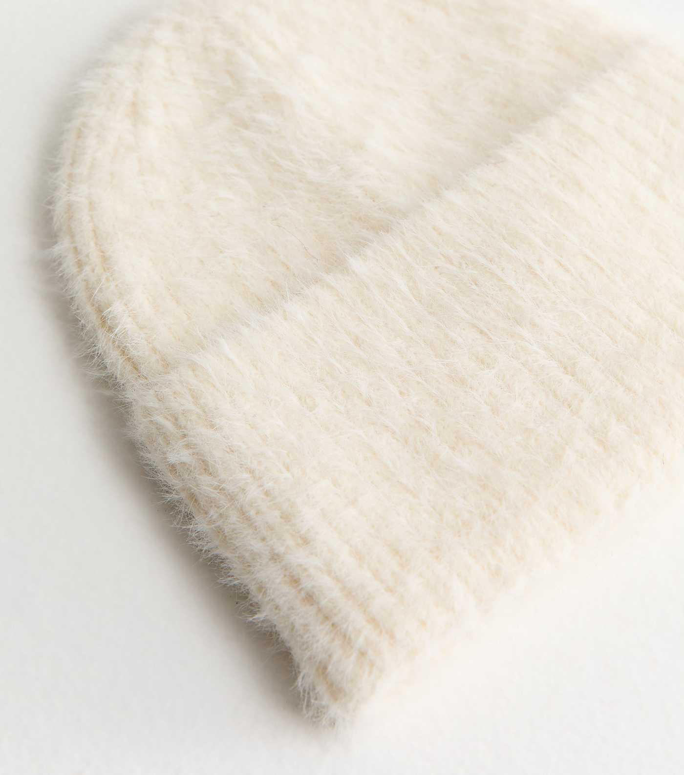 Cream Fluffy Knit Beanie | New Look | New Look (UK)