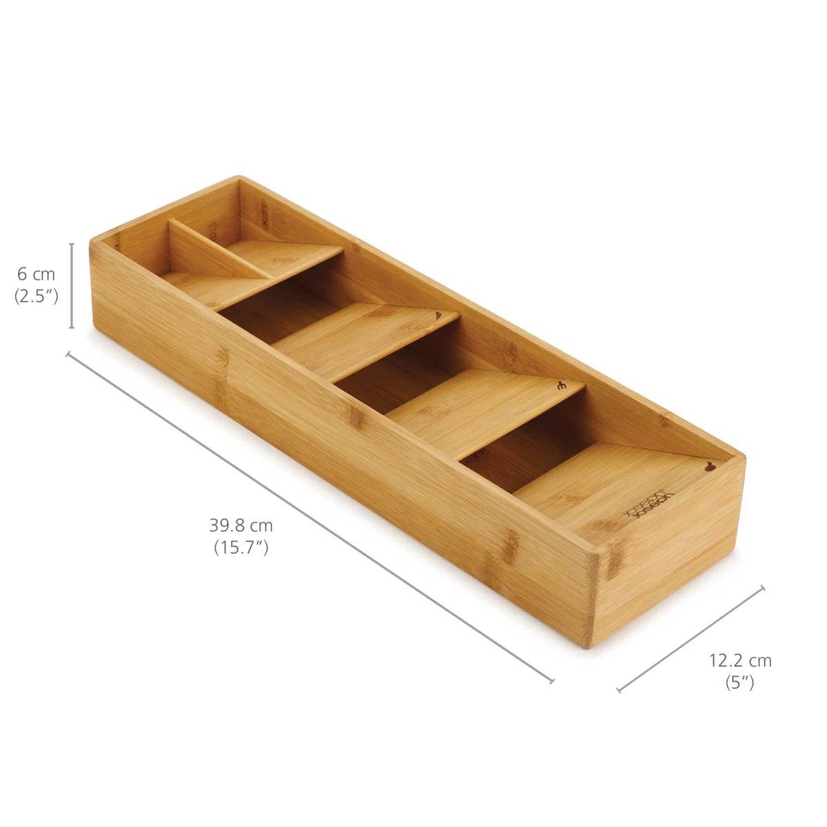 Joseph Joseph DrawerStore Compact Bamboo Silverware Organizer | Wayfair North America