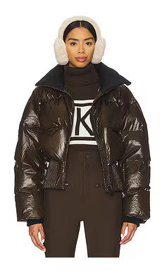 Perfect Moment Auretta Ski Jacket in Chocolate from Revolve.com | Revolve Clothing (Global)