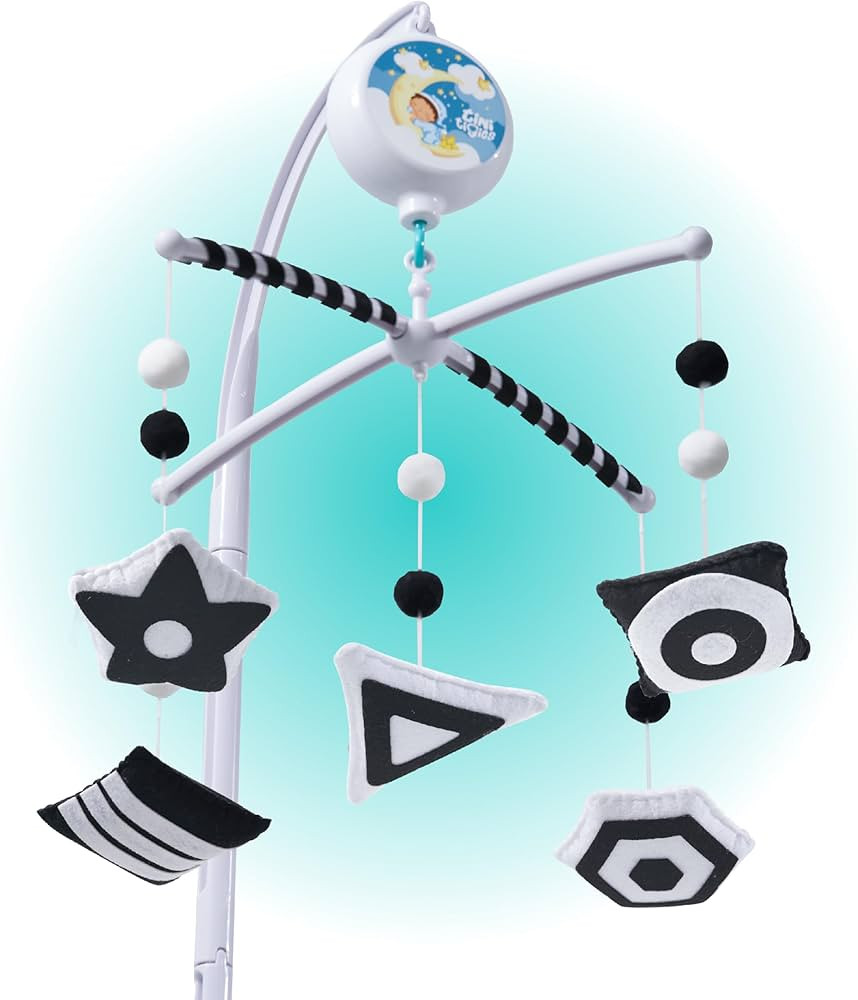Montessori Mobile Baby for Crib (TINITIGIES) - Black and White Mobile Give Visual Stimulation to ... | Amazon (US)