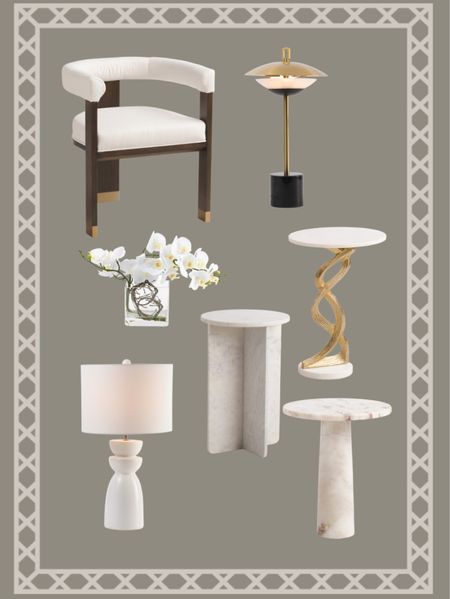 Modern home finds from Marshalls. 





Marble accent, table side, table table lamp, orchid, modern dining chair, modern accent chair, modern light

#LTKfindsunder100 #LTKhome