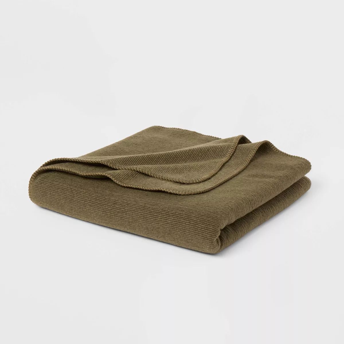 60"x80" Ribbed Faux Wool Bed Throw Blanket - Threshold™ | Target