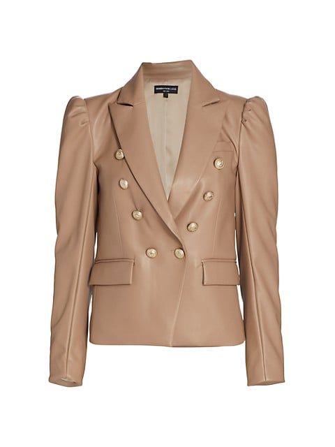 Poppy Vegan Leather Blazer | Saks Fifth Avenue