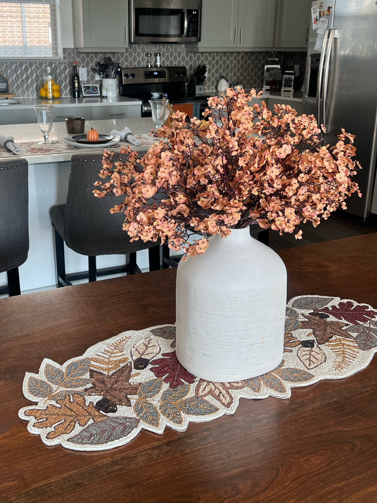 Fall season decor. The mix of neutrals, blue and earth tones. #falldecor #pumpkinseason #styledwithintention

#LTKSeasonal