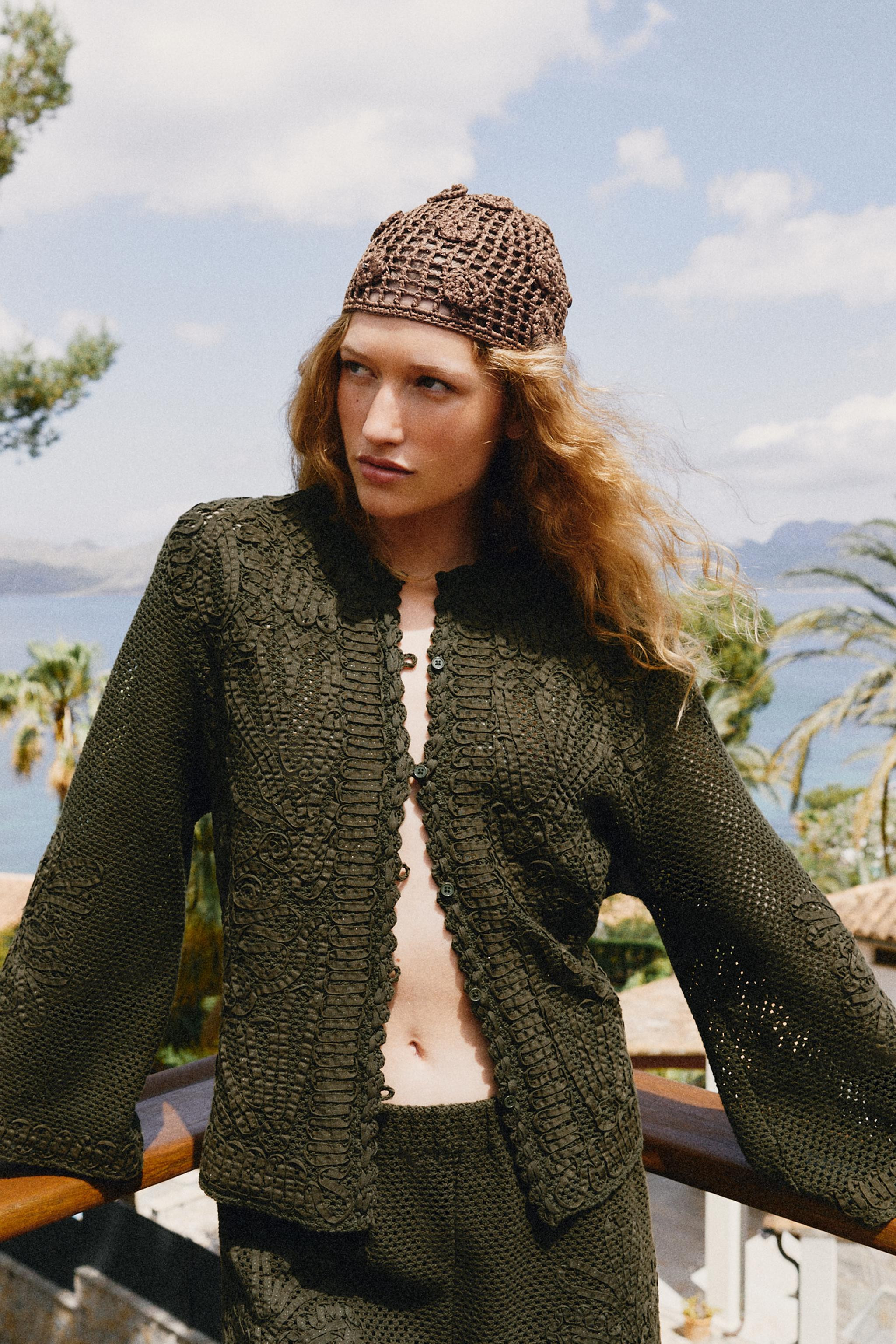 COMBINATION CROCHET JACKET | Zara US