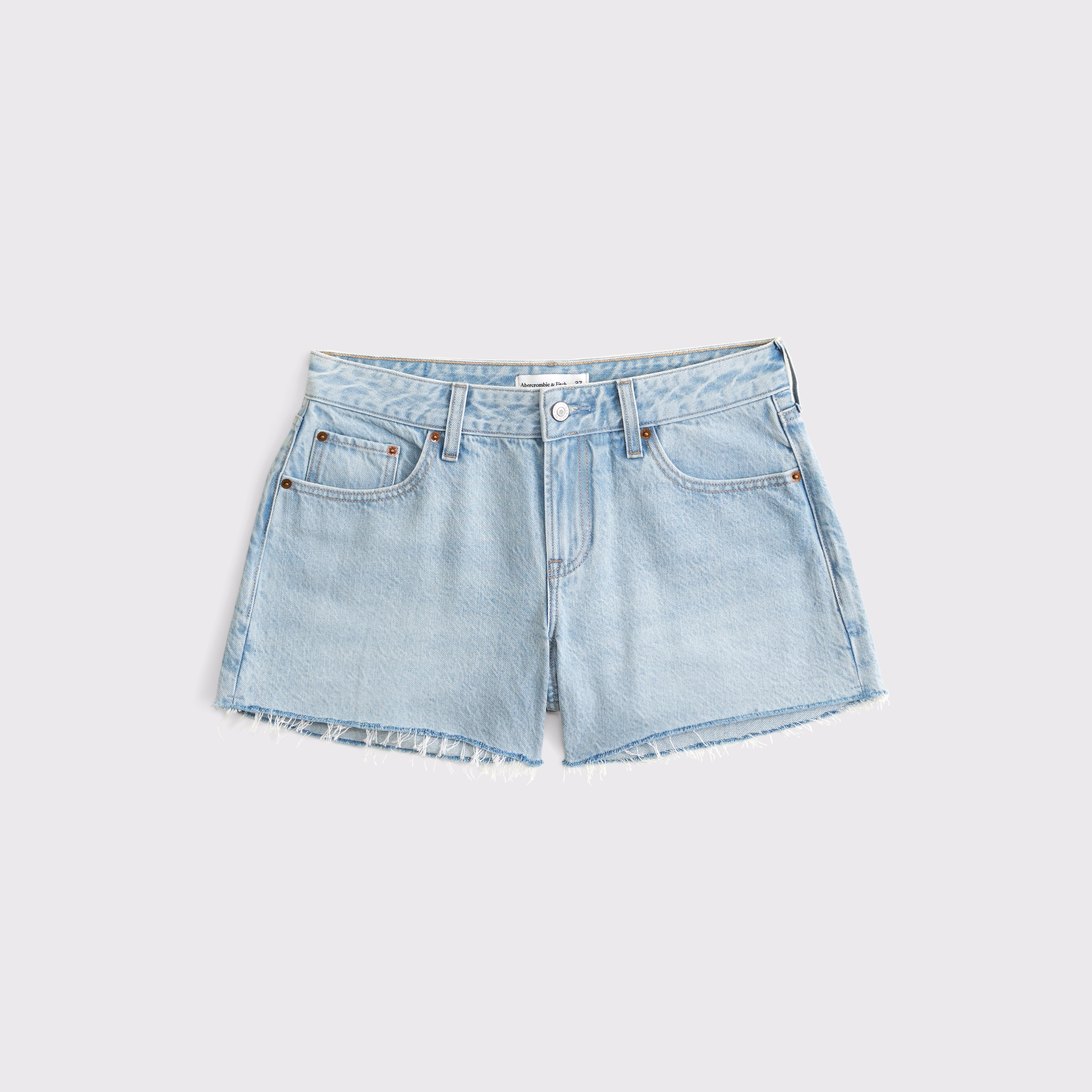 Curve Love Low Rise Loose Short | Abercrombie & Fitch (US)