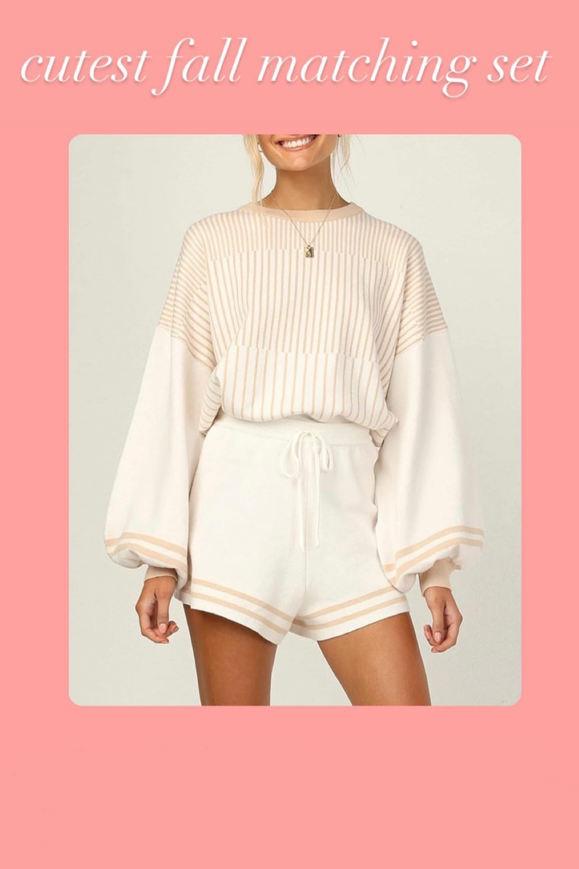 been eyeing this set and think it’s perfect for a travel weekend! love a long sleeve/shorts matching set for fall! 

#LTKxPrime #LTKtravel #LTKGiftGuide