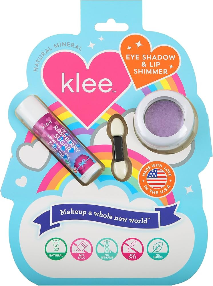 LunaStar Klee Eye Shadow and Lip Shimmer Makeup Kit. Gentle and Non-Toxic. Kid-Friendly. Made in ... | Amazon (US)