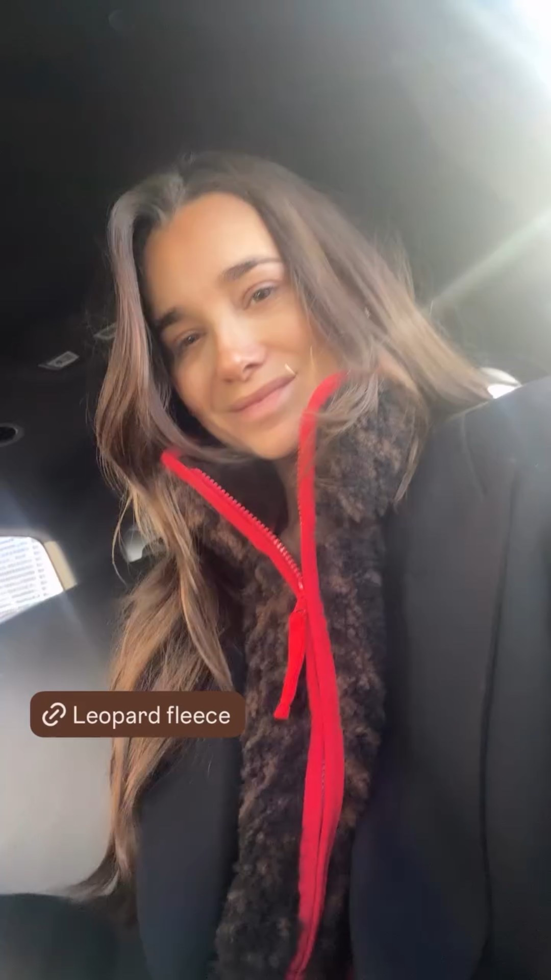 How cute is this leopard print fleece?! ❤️🐆