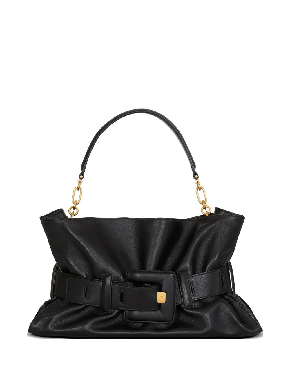 Balmain medium Anthem bag in smooth leather - Black | Farfetch Global