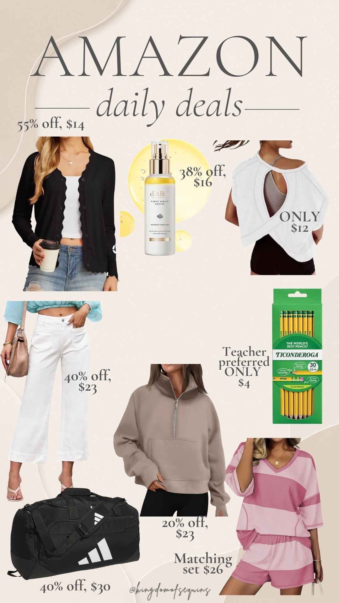My top daily deals from Amazon.

#LTKootd #LTKSeasonal #LTKSaleAlert