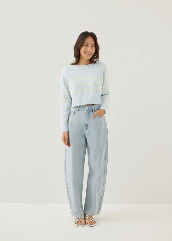 Quina Striped Knit Jumper | Love, Bonito USA