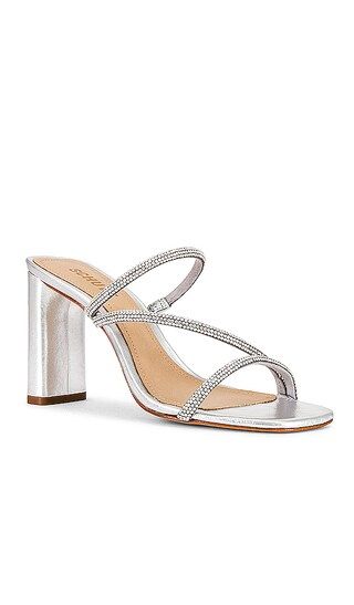 Chessie Bright Sandal in Silver & Cristal | Revolve Clothing (Global)